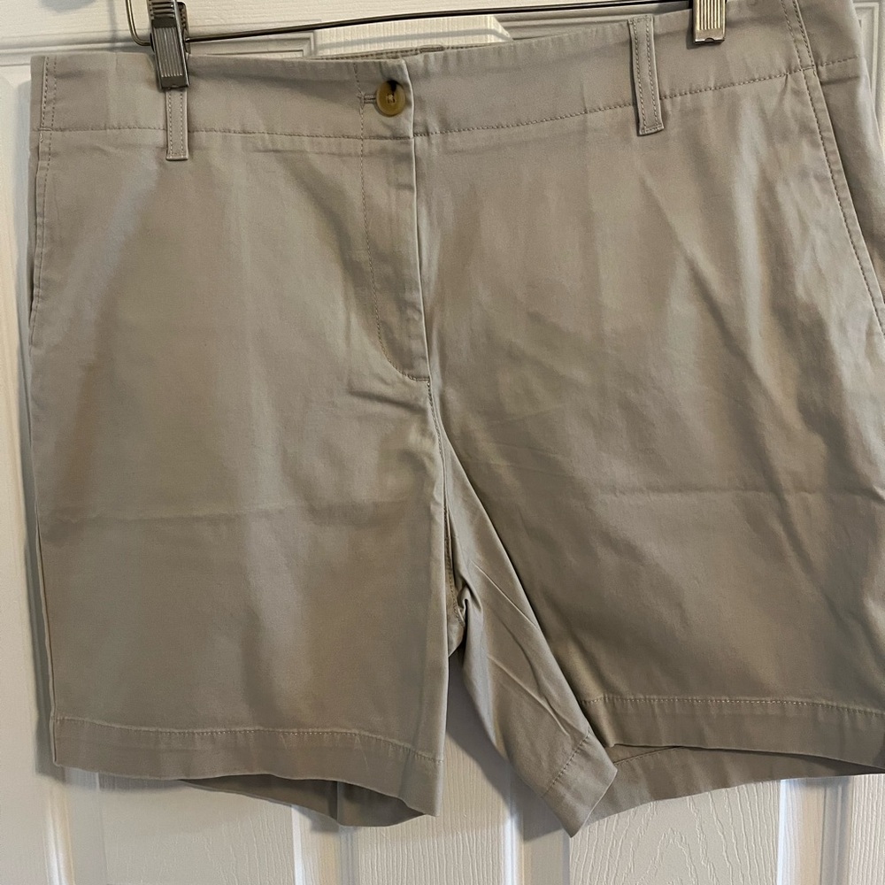 Talbots relaxed chino shorts